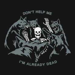 Wicked Clothes I'm Already Dead Shirt Bones