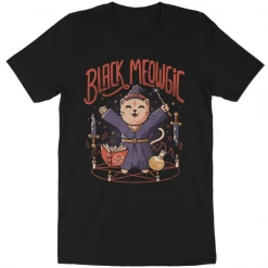 Wicked Clothes 'Black Meowgic' Shirt