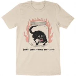 Wicked Clothes 'Bottled Up' Shirt New