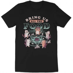 Wicked Clothes 'Bring Us All The Food' Shirt New