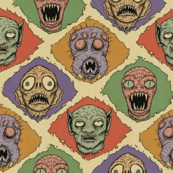 Wicked Clothes New 'Creepy Creatures' Button-Up Shirt