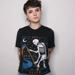 Wicked Clothes Death Tarot Shirt Bones