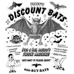 Wicked Clothes New'Discount Bats' Shirt
