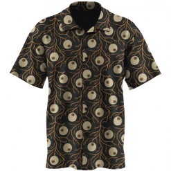 Wicked Clothes 'Eyeballs' Button-Up Shirt New