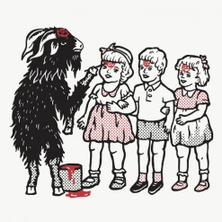 Wicked Clothes New 'Face Paint' Ringer Shirt