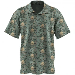 Wicked Clothes Button-Ups Floral Bats Button-Up Shirt