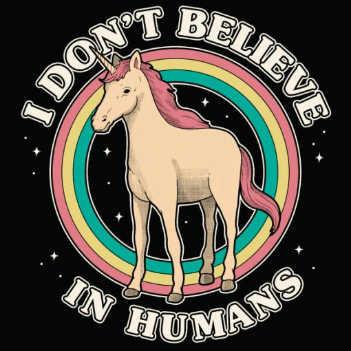 Wicked Clothes 'Believe In Humans' Shirt New