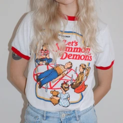 Wicked Clothes BESTSELLERS 'Let's Summon Demons' Ringer Shirt