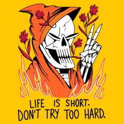 Wicked Clothes 'Don't Try Too Hard' Shirt