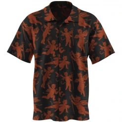 Wicked Clothes 'Little Devils' Button-Up Shirt New