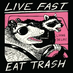 Wicked Clothes New 'Live Fast, Eat Trash' Shirt