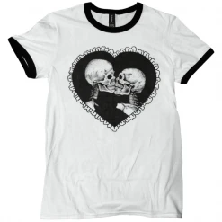 Wicked Clothes BESTSELLERS 'Love After Death' Ringer Shirt