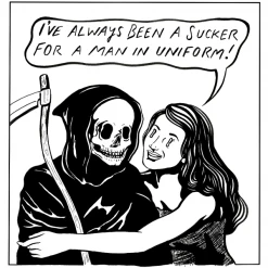 Wicked Clothes Bones 'Man In Uniform' Sweatshirt