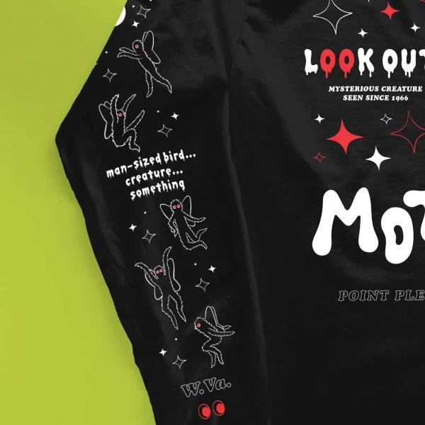 Wicked Clothes 'Mothman 1966' Long Sleeve Shirt BESTSELLERS 2 Wicked Clothes 'Mothman 1966' Long Sleeve Shirt BESTSELLERS