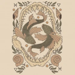 Wicked Clothes 'Pisces' Shirt New