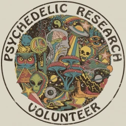 Wicked Clothes BESTSELLERS'Psychedelic Research Volunteer' Ringer Shirt
