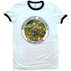 Wicked Clothes BESTSELLERS 'Psychedelic Research Volunteer' Ringer Shirt