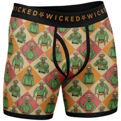 Wicked Clothes 'Skeleton Cowboys' Boxer Briefs New