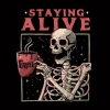 Wicked Clothes 'Staying Alive' Shirt New