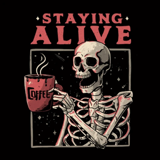 Wicked Clothes 'Staying Alive' Shirt New