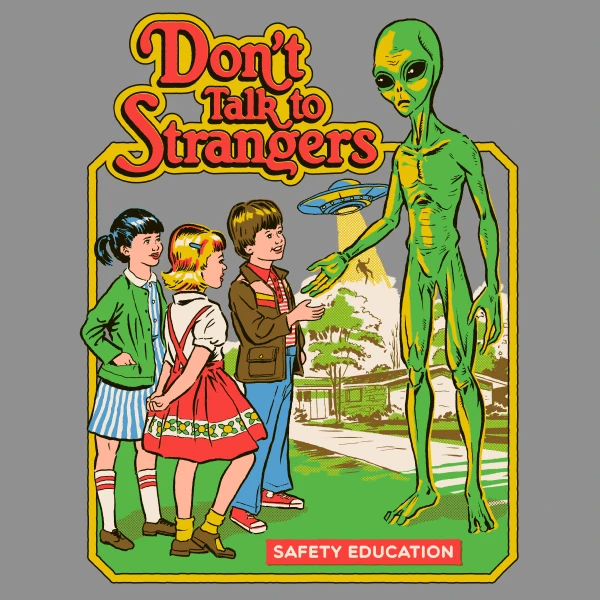 Wicked Clothes 'Don't Talk To Strangers' Shirt BESTSELLERS 1 Wicked Clothes 'Don't Talk To Strangers' Shirt BESTSELLERS