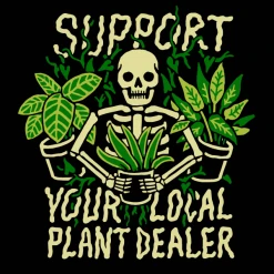 Wicked Clothes 'Local Plant Dealer' Shirt New