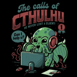 Wicked Clothes 'Calls Of Cthulhu' Shirt
