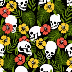 Wicked Clothes New 'Tropical Skulls' Boxer Briefs