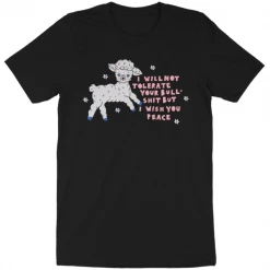 Wicked Clothes 'Wish You Peace' Shirt New