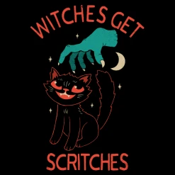 Wicked Clothes'Witches Get Scritches' Shirt New