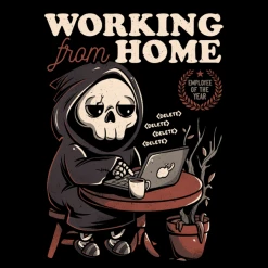 Wicked Clothes'Working From Home' Shirt