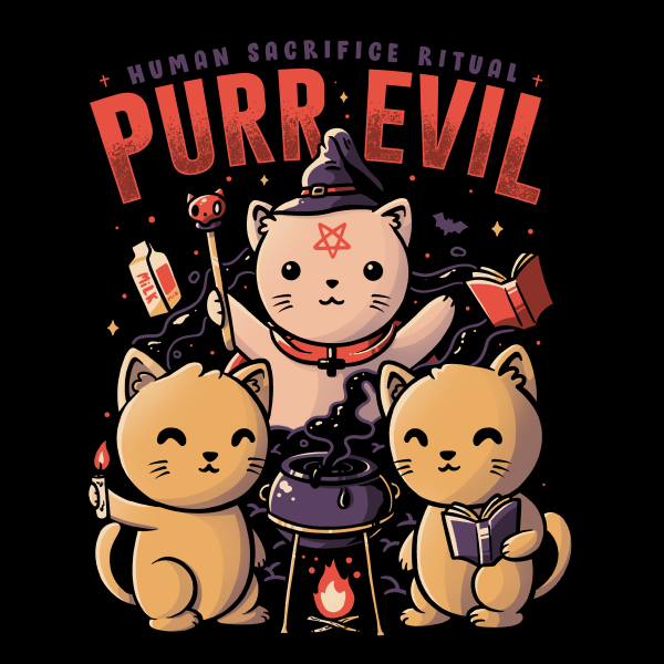 Wicked Clothes Sales Store -Wicked Clothes Sales Store purr evil shirt
